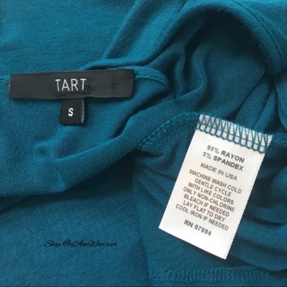 Tart teal asymmetrical wrap dress *shop@iamwarrior - Picture 8 of 9